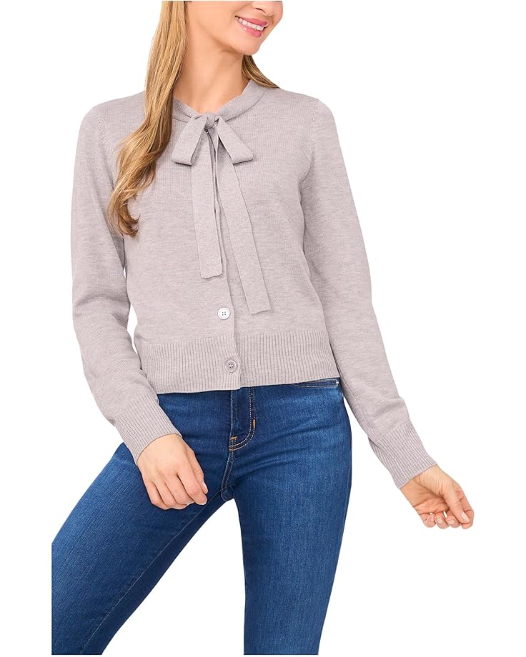 CeCe Tie Neck Cardigan - Main View