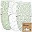 KeaBabies 3-Pack Organic Baby Swaddle Sleep Sacks - Swaddles for Newborns, Infant 0-3 Months, Baby Girls, Boys, Soft & Snug Newborn Sleep Sack, Nursery Swaddling Blankets (Bunnies, XS)