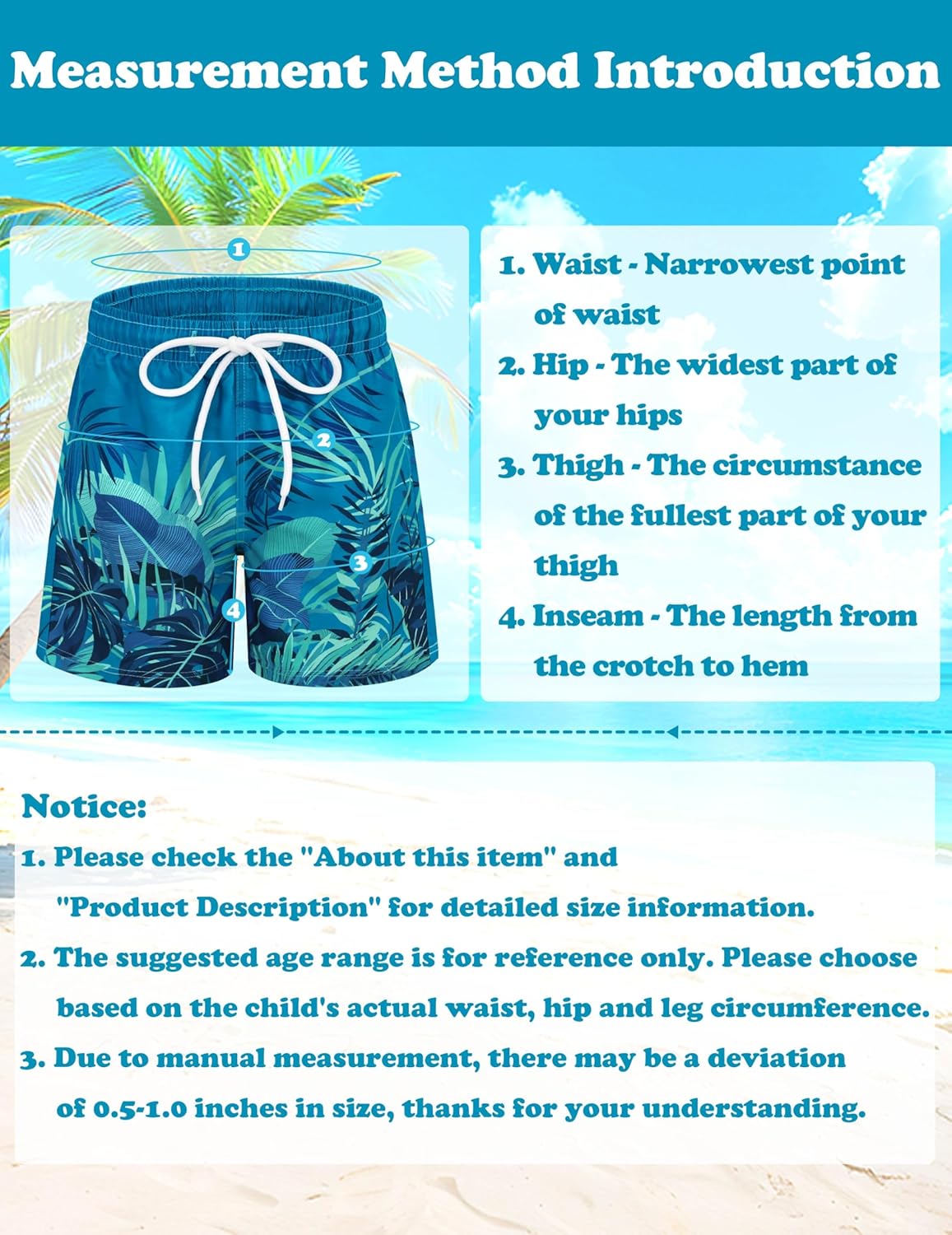 Sarfel Boys Swim Trunks with Compression Liner Kids Bathing Suits Boys Board Shorts Quick Dry Teen Swim Trunks Boy Swimsuit - Image 6