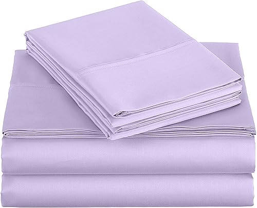 Juego de sábanas de 4 piezas tamaño individual XL de 1000 hilos, 100% algodón egipcio, 1000 hilos transpirable, suave, tejido satén de algodón de