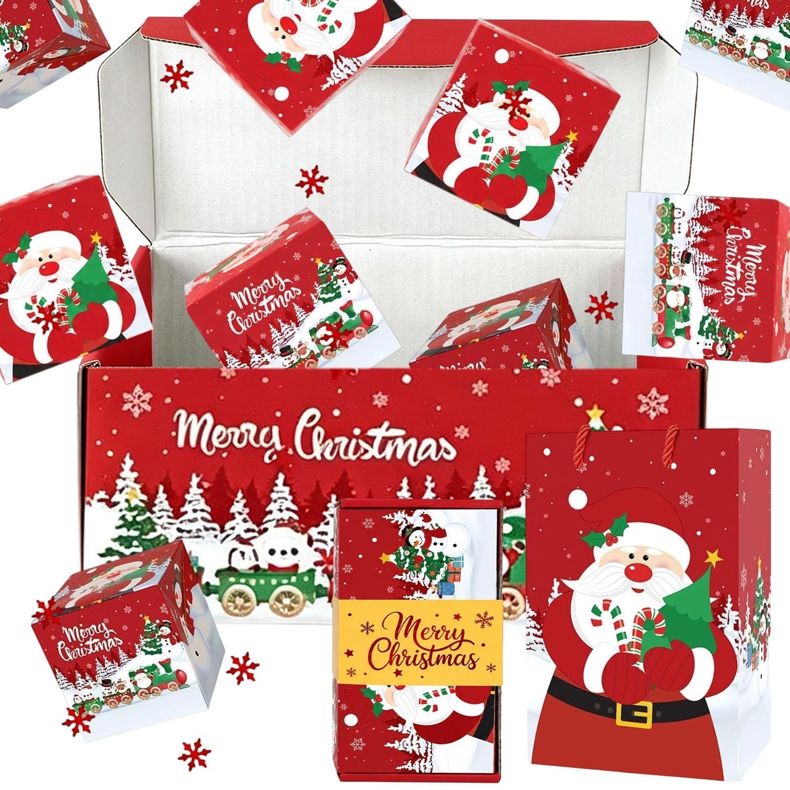 Christmas Surprise Gift Box Explosion for Money Cash Pop Up Money Box