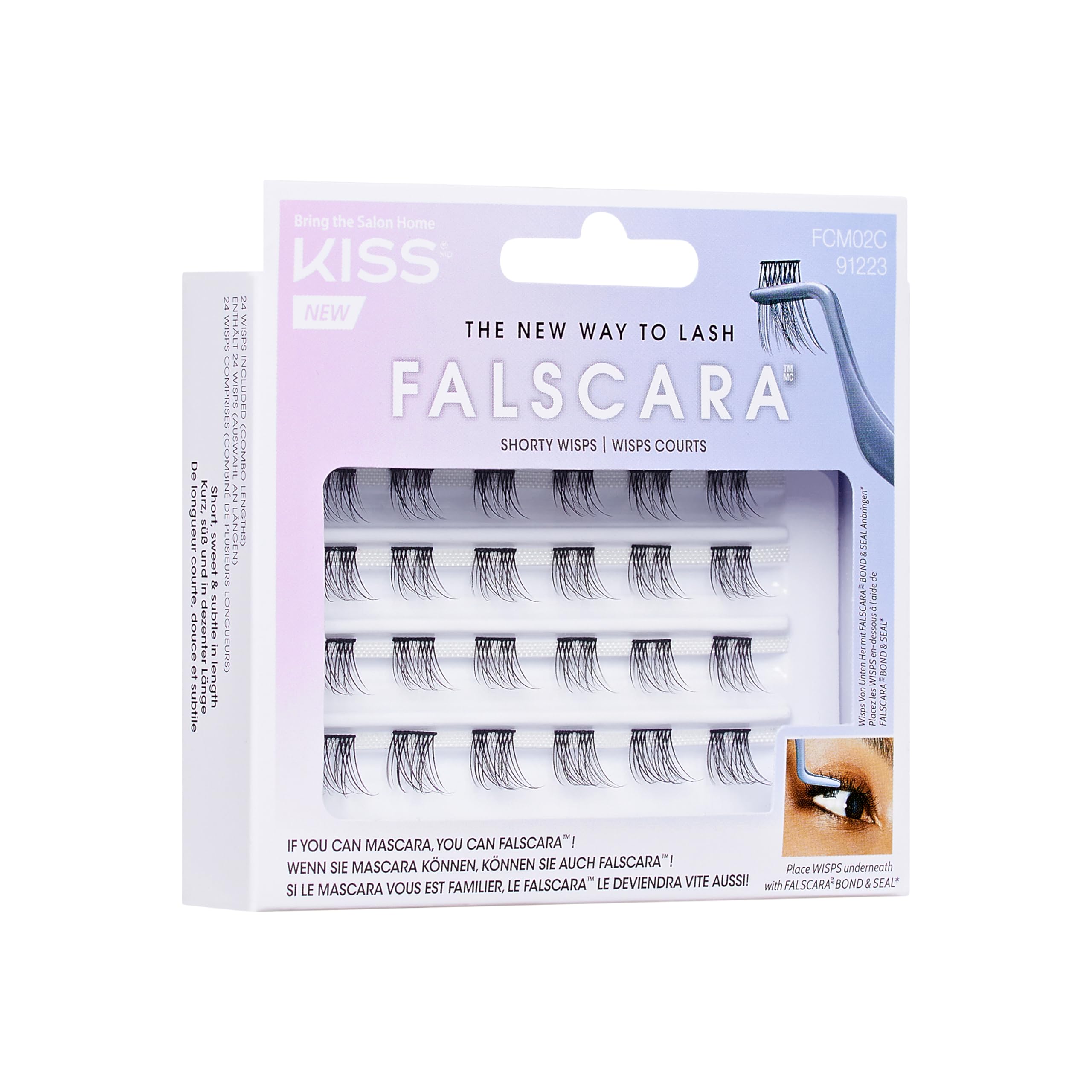 KISS Falscara Wisps Multi - Shorty (Packung mit 5)