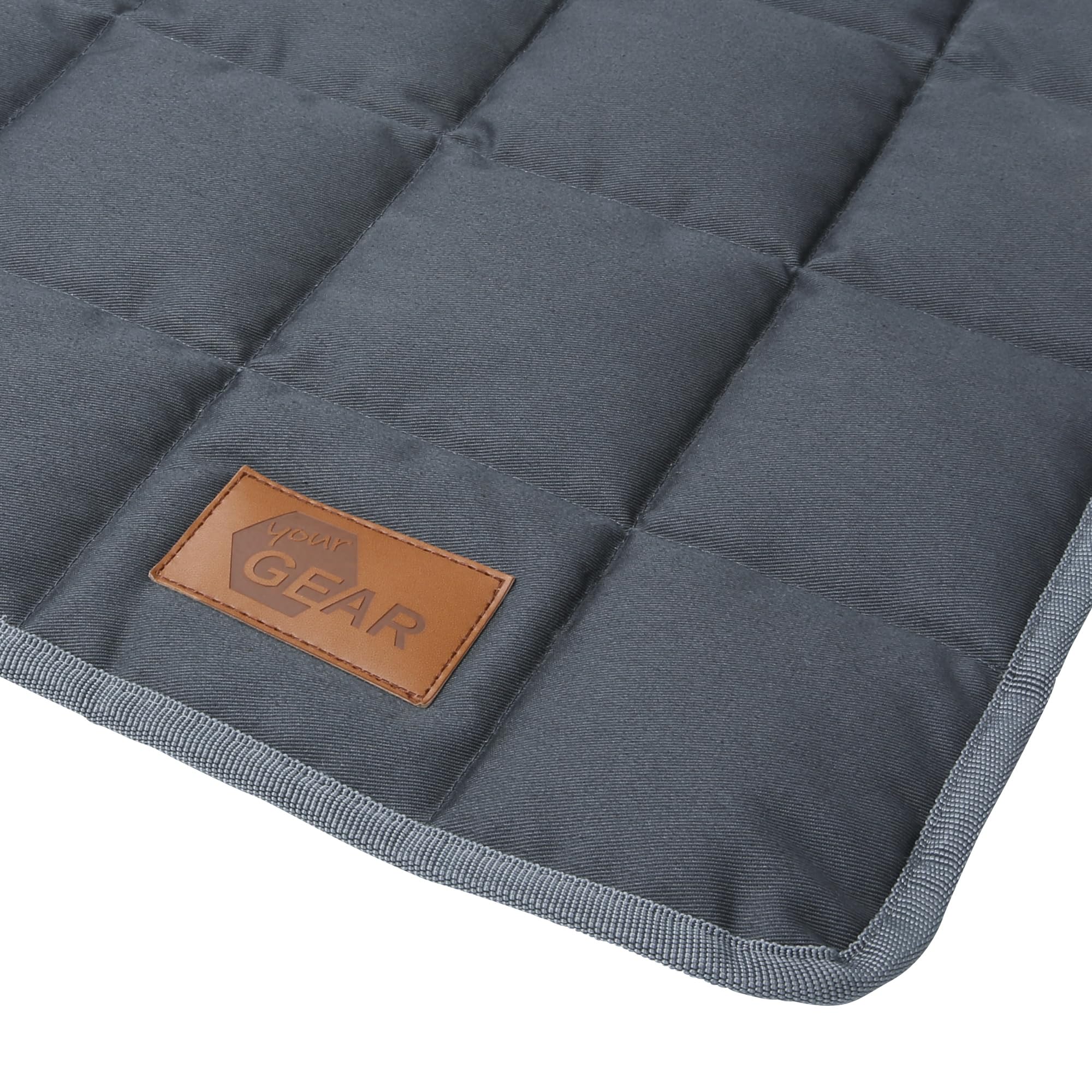 your GEAR Lana Hundematte XXL 160x100 cm – Hundedecke waschbar 60°C – Wasserdicht & Robust – Baumwolle Hundekissen – Auto Kofferraummatte Sofaschutz – XXL Haustiermatte