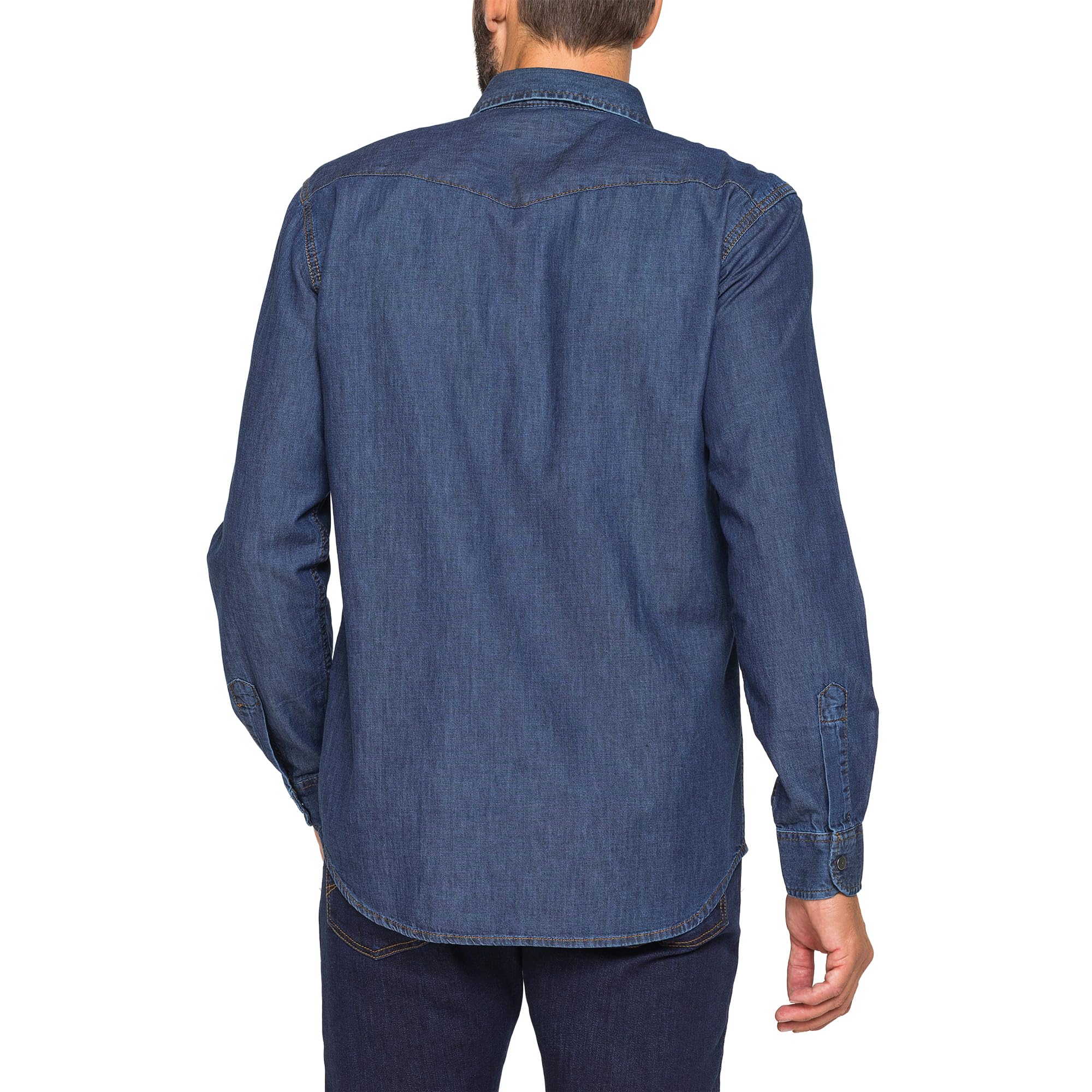 Carrera Camicia Western Uomo in Denim