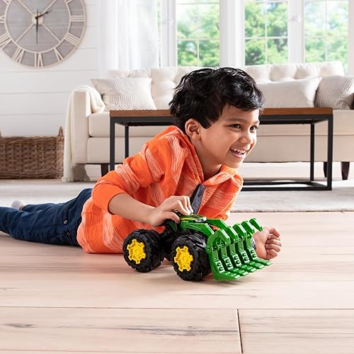 Miniatura 7 de John Deere Monster Treads Rev Up Tractor Toy Tractor Toys - Neumáticos y sonidos estilo camión monstruo - 10 pulgadas - Edades 3 años en adelante