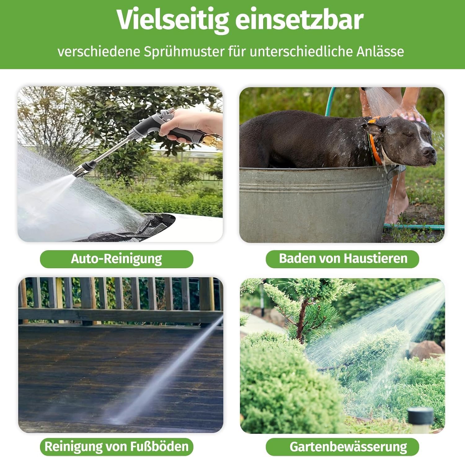 Jetteryx Hochdruckpistole Original,Hochdruckreiniger Für Jeden Gartenschlauch (B)