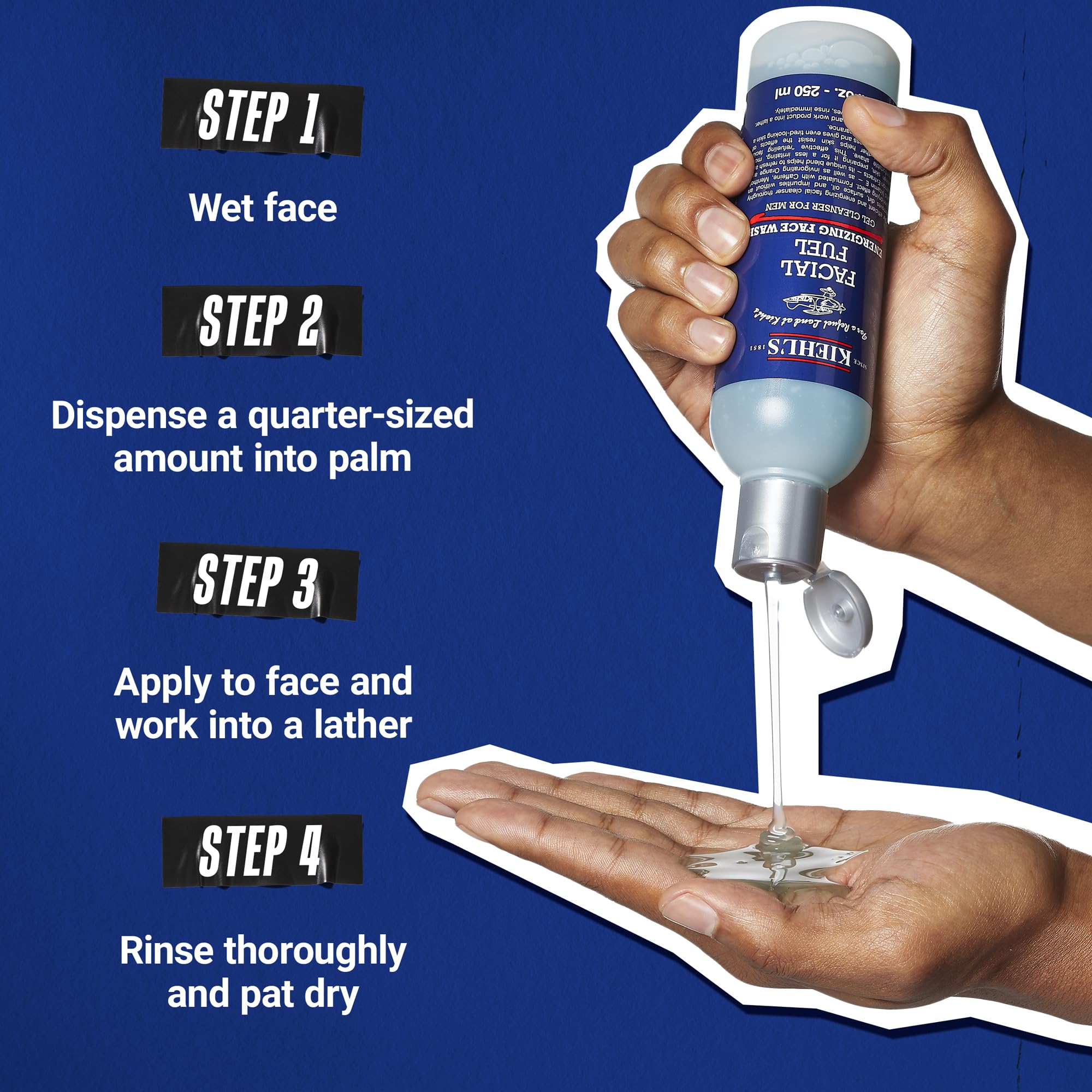 Buy Kiehl's Facial Fuel Energizing Face Wash Gel Cleanser, 8.4