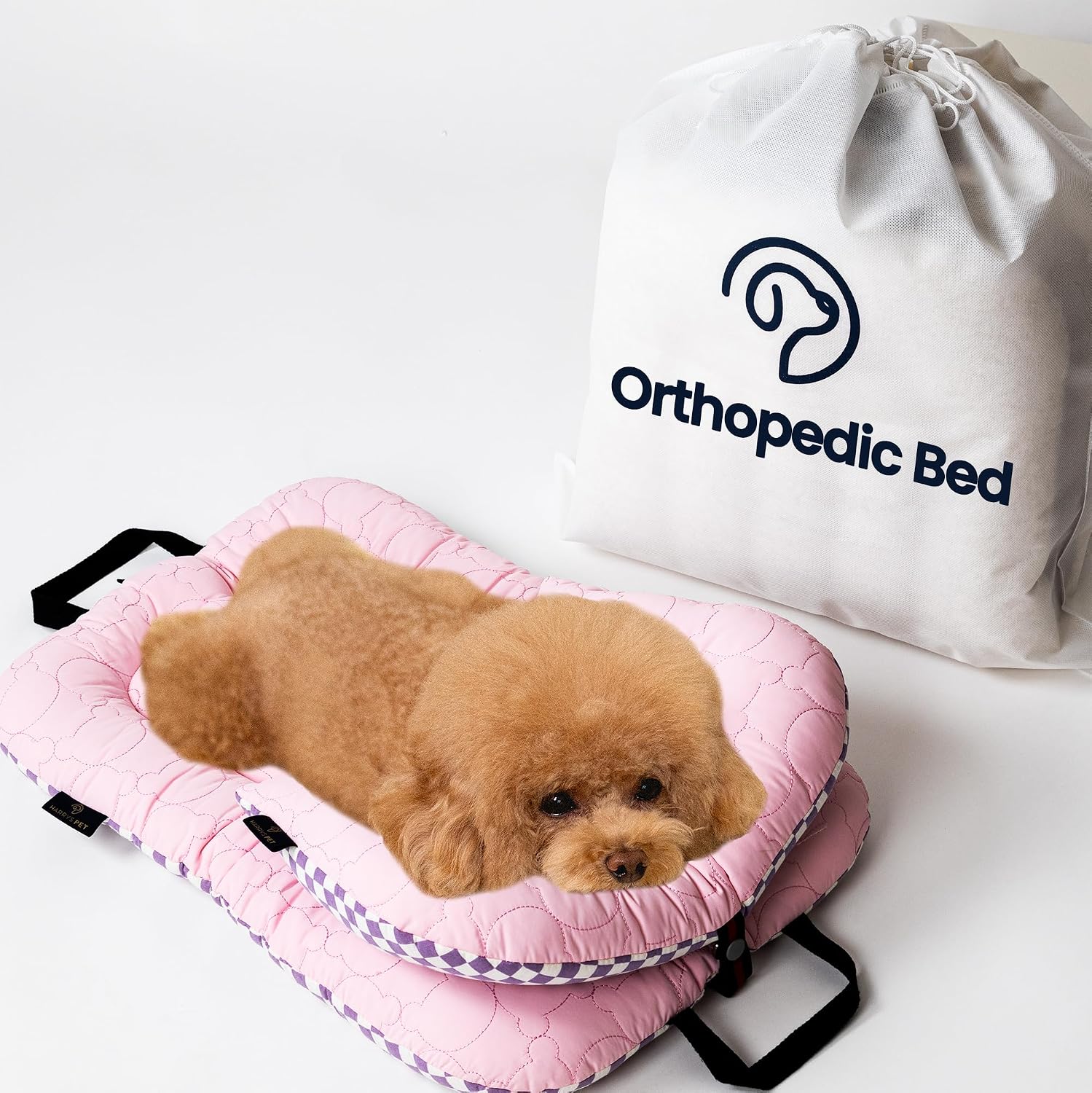 Berrymore - Harryspet Orthopedic Ergonomic Small Dog Bed, Easy to Wash Pet Bed, Ideal Puppy Bed, Pet Beds for Small Dogs, Comfy Dog Beds for Small Dogs, Small Dog Bed Washable, Little Bed for Puppy