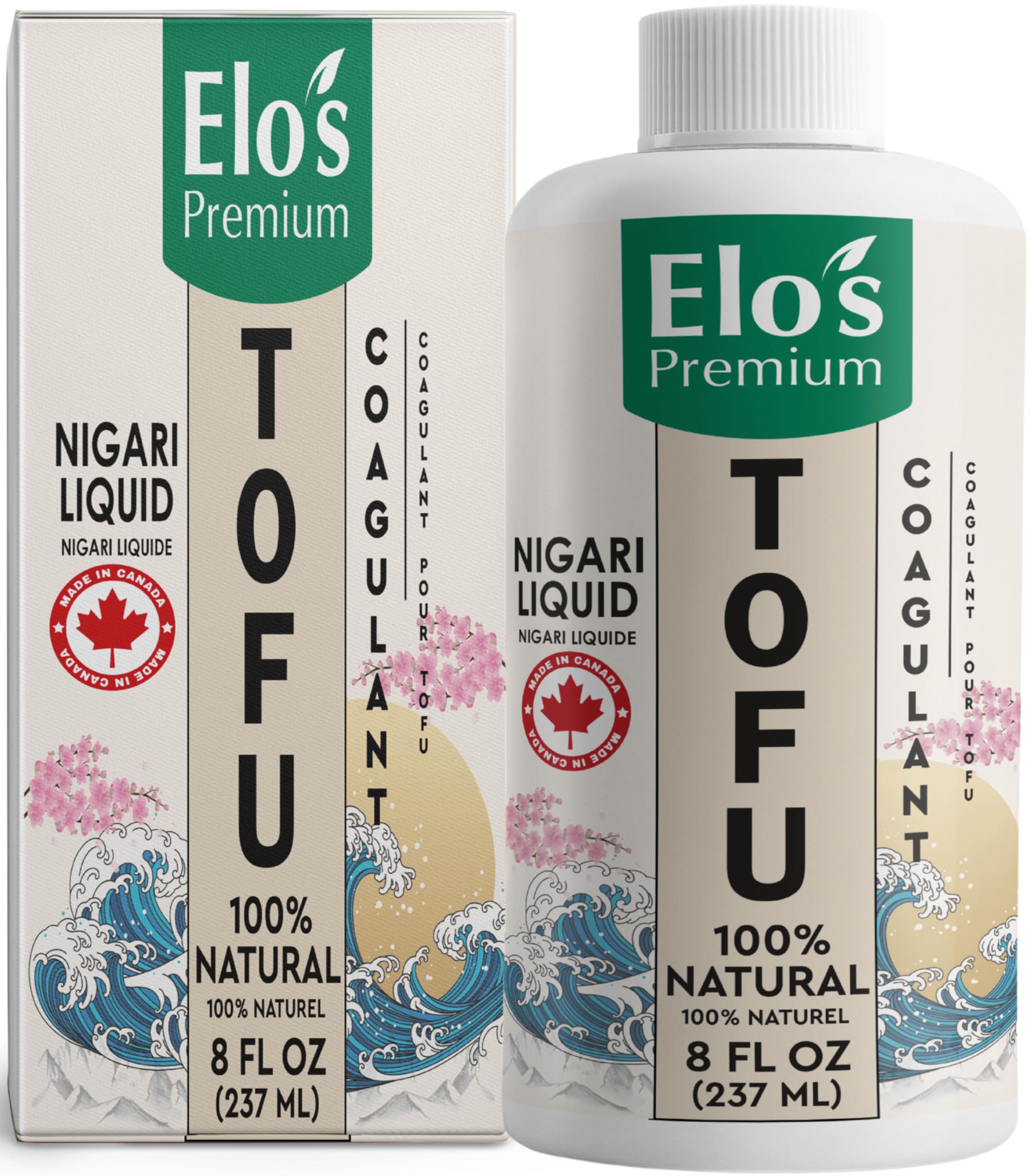 Nigari Liquid 8oz – Tofu Coagulant Made In Canada - 100% Natural