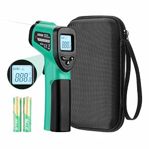 OnniOne Infrared Thermometer Gun for Cooking -58 1022 Digital Laser Temperature Gun for Blackstone Pizza Oven Reptiles IR