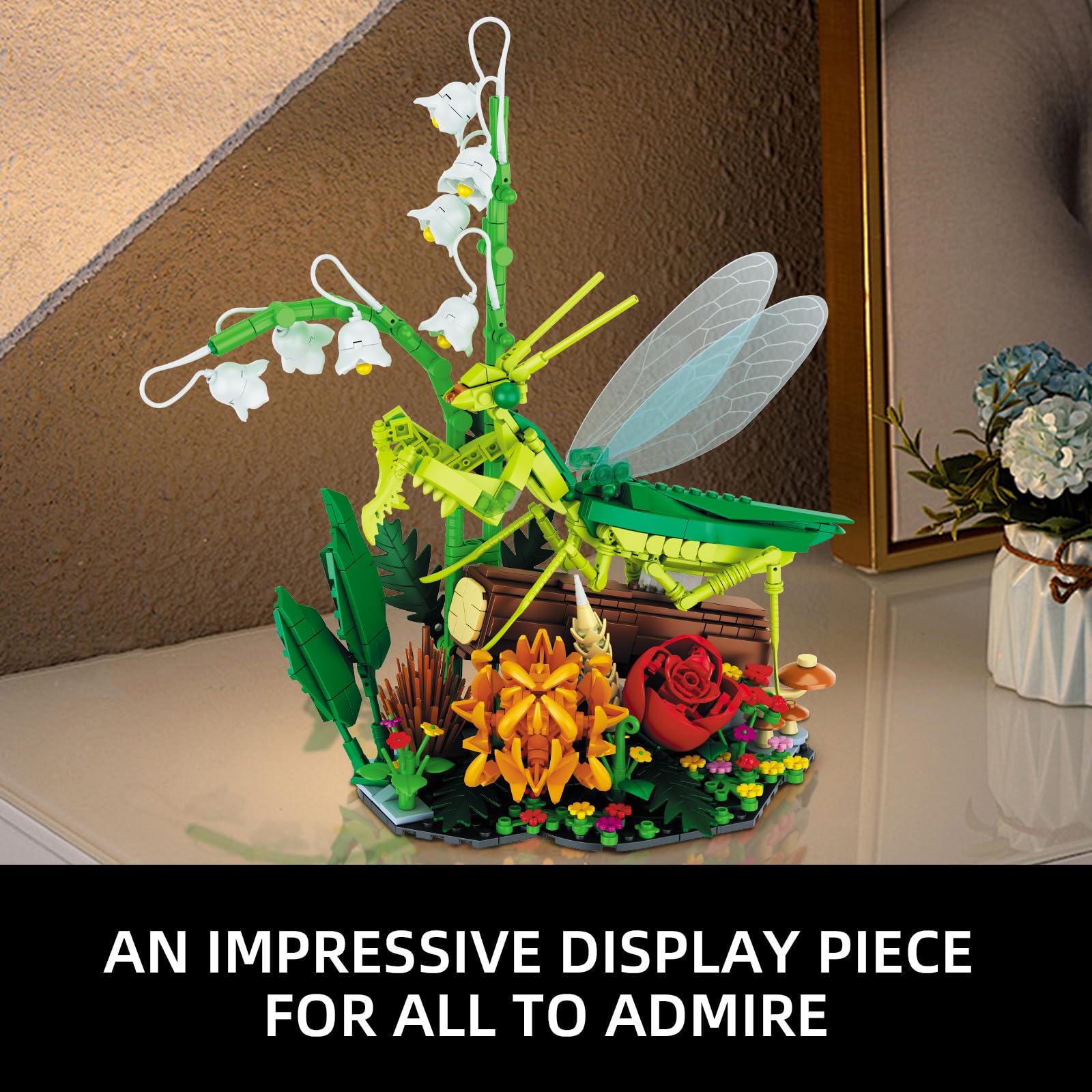 Amazon.co.jp: YEECHAO 花&カマキリ昆虫コレクション 動物