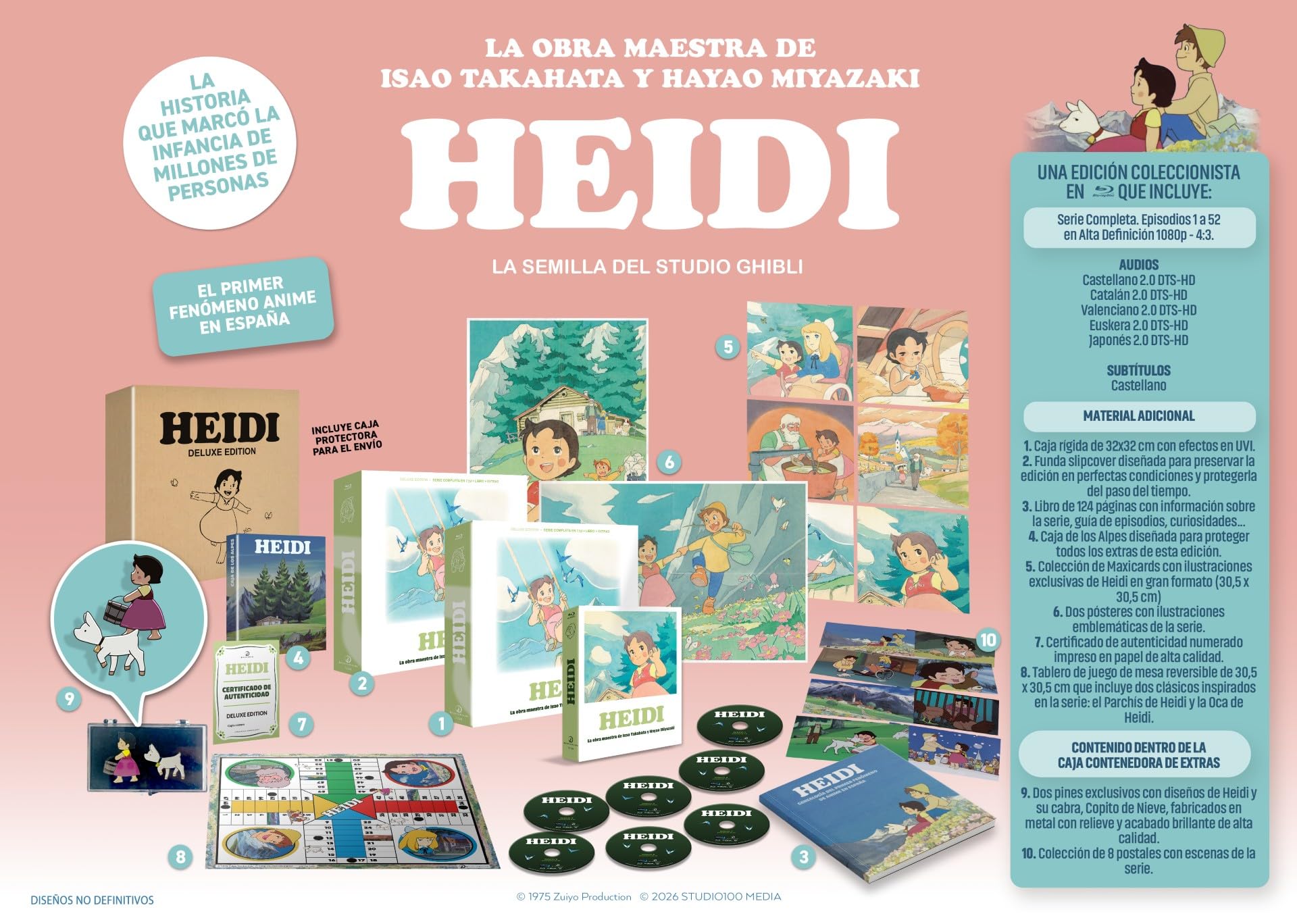 Heidi Deluxe Edition. Serie Completa Blu-ray
