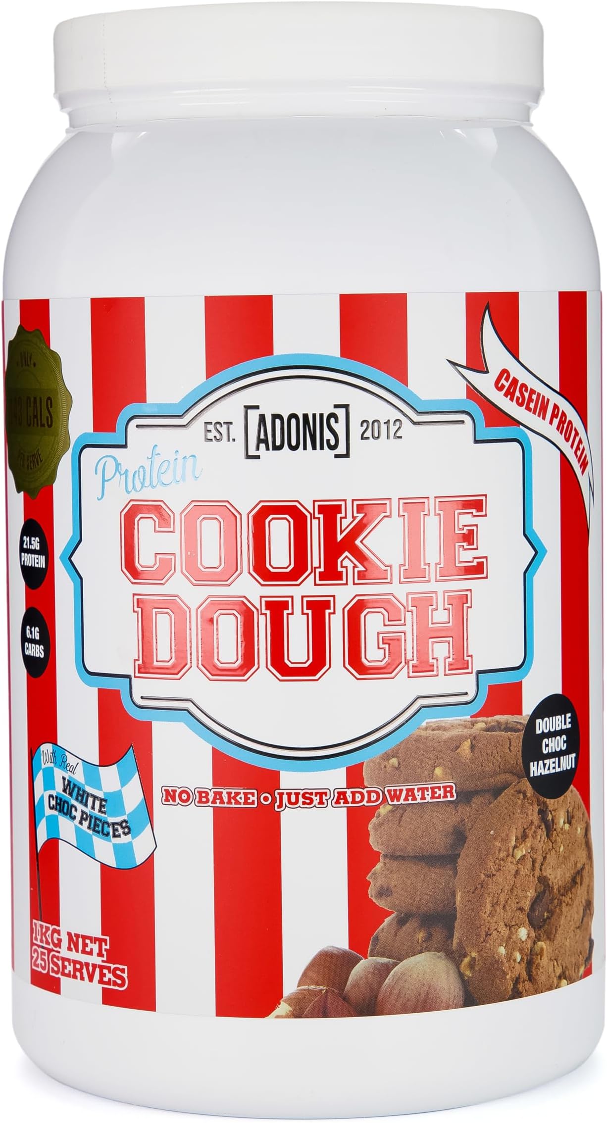 Adonis Protein Cookie Dough Double Choc Hazelnut 1kg