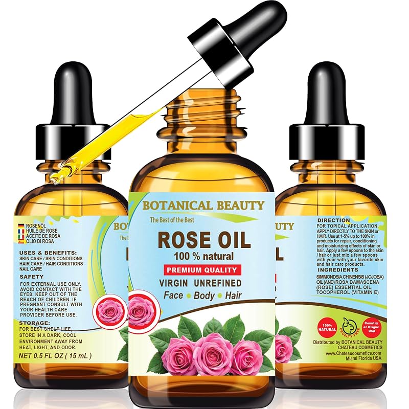 Óleo de rosa Botanical Beauty Rosa Damascena 15 mL