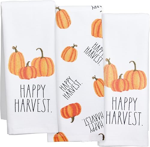 Miniatura 1 de Rae Dunn Toallas de mano, toalla de cocina decorativa bordada para la cocina y el baño, 100% algodón, altamente absorbente, paquete de 3, 16 x 26