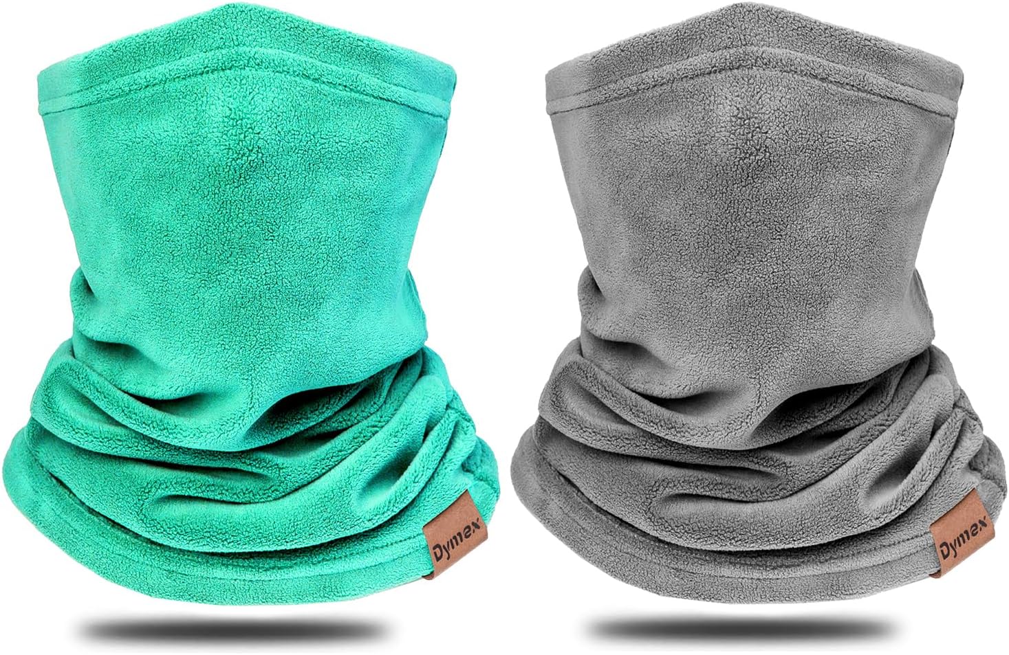 Dymex 2 PCS Kids Neck Warmer Gaiter Winter Fleece Neck Cover Balaclava Windproof Face Cover Mask for Ski Motorcycle