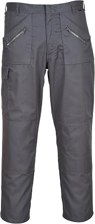 Portwest Action Trousers - Grey Mens 