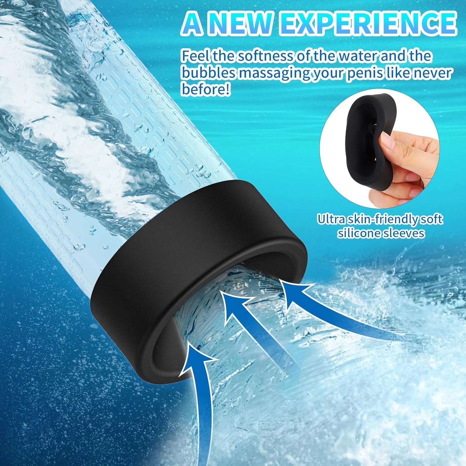 YNKING Extensor Y Mejora Del Producto Del Cuerpo Manual Transparente Del Tubo De Vacío Pḕnḕ Ḿậngậṧ Vậinậ Ṧleev Bṑḿbậ Ậgṝậnḏậṝ Ậḿpliậḉión Pḛṋniṧ Bṑḿbậ Ḏe Pḕnḕ Vậḉíṑ Lậ Ậḿpliậḉión Pḛṋniṧ Pḛṋeṧ Ṧtṝetḉhe