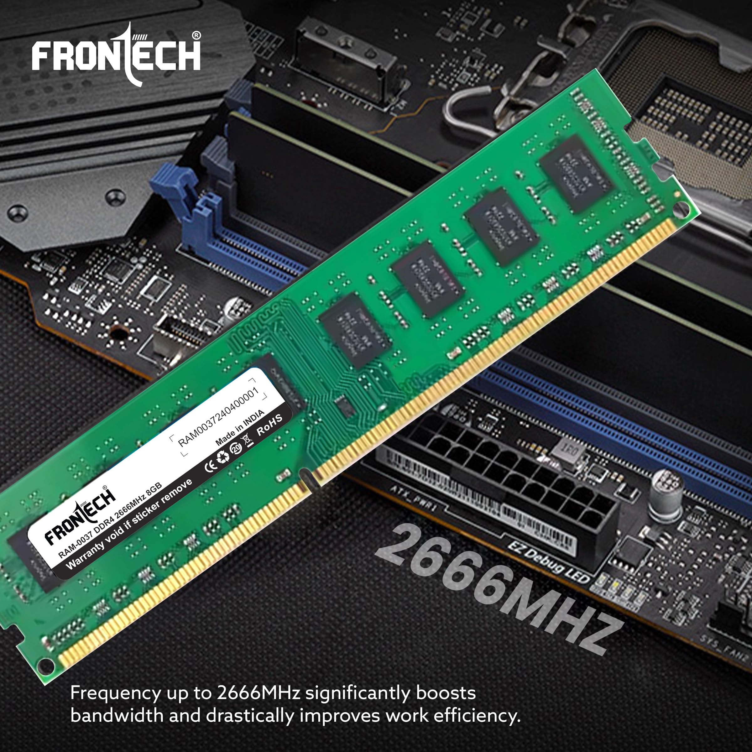 Amazon.in: Buy FRONTECH 8GB DDR4 16 Chips 3200 MHz Desktop RAM