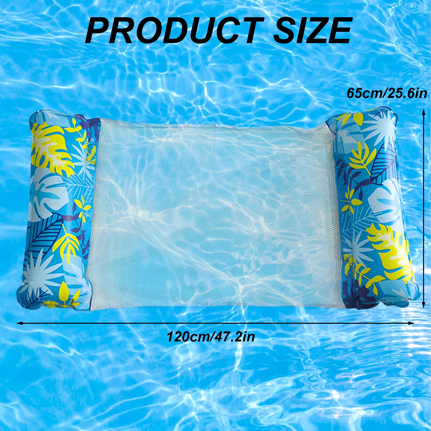 Flotadores de piscina para adultos, paquete de 2 flotadores inflables para piscina, 4 en 1, balsas multiusos, hamaca de agua para Flotadores de piscina para adultos, paquete de 2 flotadores inflables para piscina, 4 en 1, balsas multiusos, hamaca de agua para