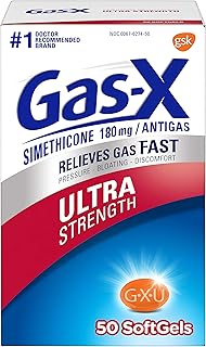 Gas-X Ultra Strength Gas Relief Softgels with Simethicone 180 mg - 50 Count