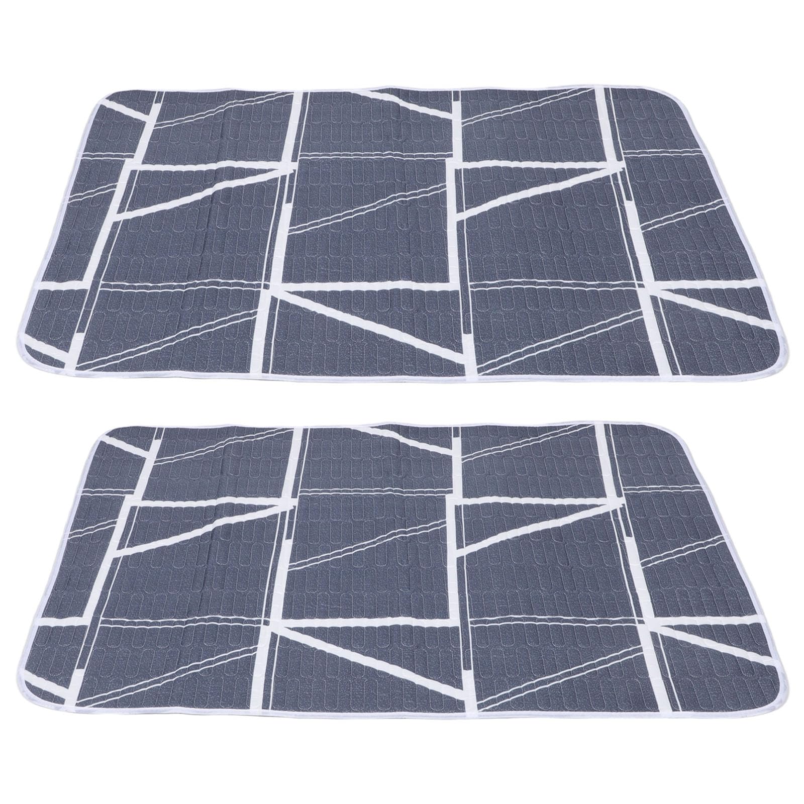 TOYANDONA Tappetino Igienico Lavabile per Cani e Gatti 2 Pezzi in Cotone Ecologico Riutilizzabile Assorbente e Traspirante per Uso Interno ed Esterno