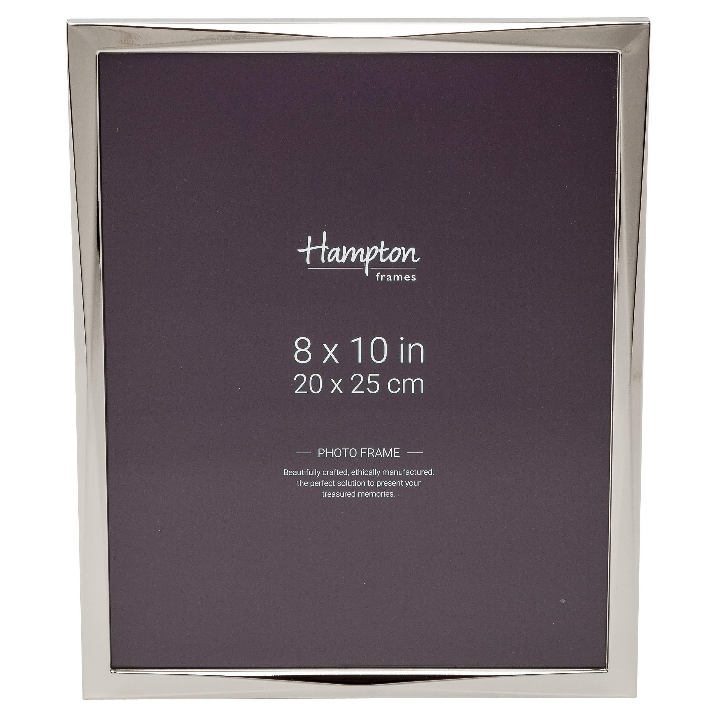 Hampton Frames Silver Photo Frame, 8X10 (20X25cm)