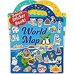 Benresive Reusable Sticker Book for Toddlers 2-4 Years, 3 Sets Travel Stickers for Kids, Waterproof Sticker Books for Toddlers 1-3, Crafts Activities for Todddlers 1-3 2-4 3-5