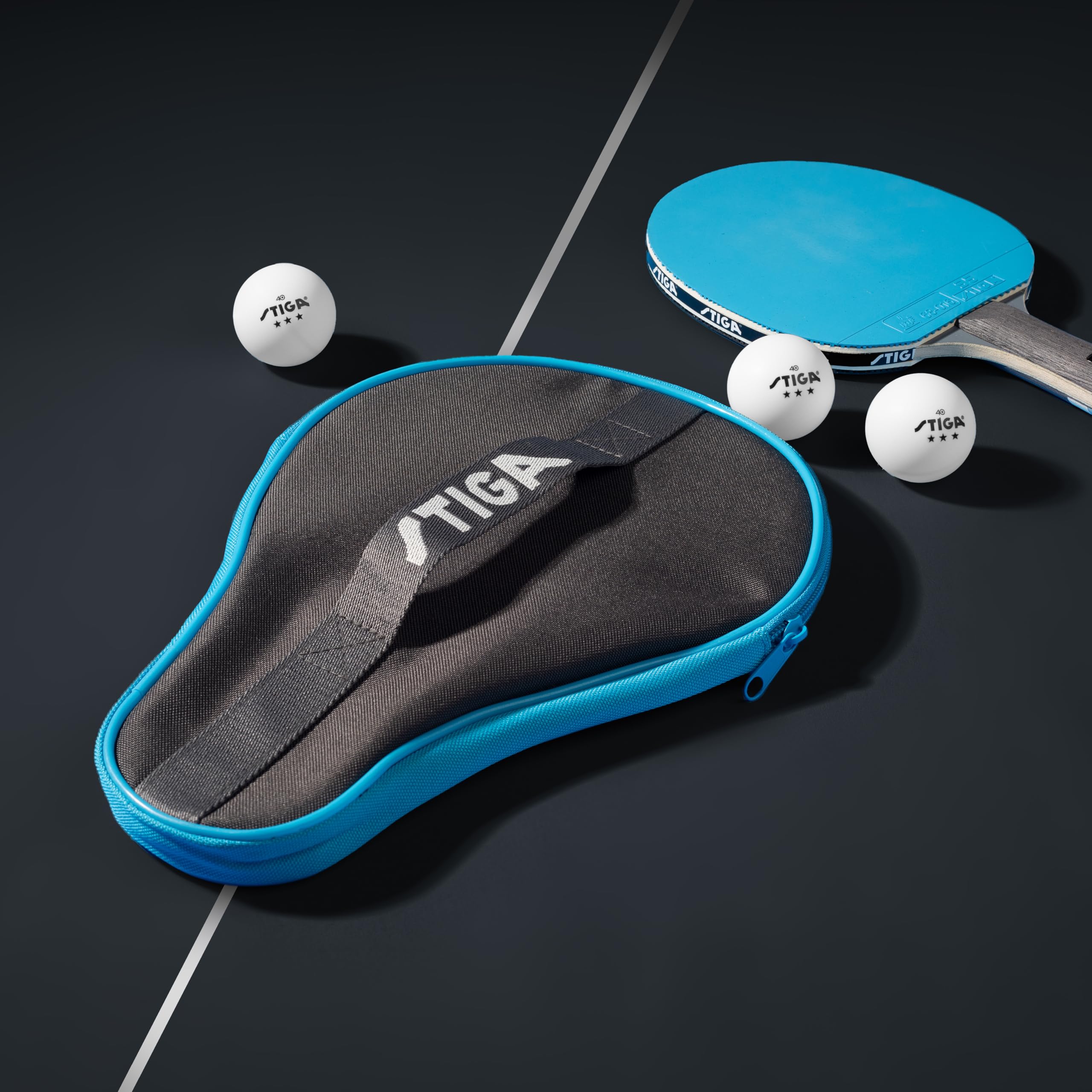 Aymzbd Housse De Protection Pour Raquette De Tennis De Table – Forme Gourde, Nylon Résistant, 30x19 Cm, Poche Externe, Fermeture Éclair