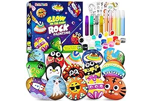 Glow Art: Illuminate Your Imagination with BainGesk's Painting Rock Kit