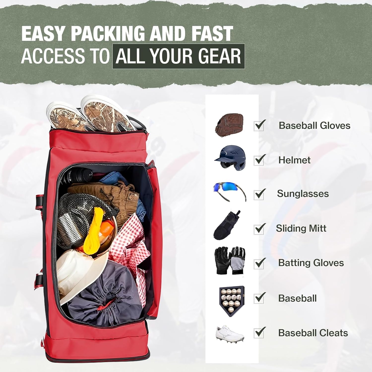 Jetstream Heavy Duty Multi Pocket Durable Sports Gym Equipment Travel Duffel Bag