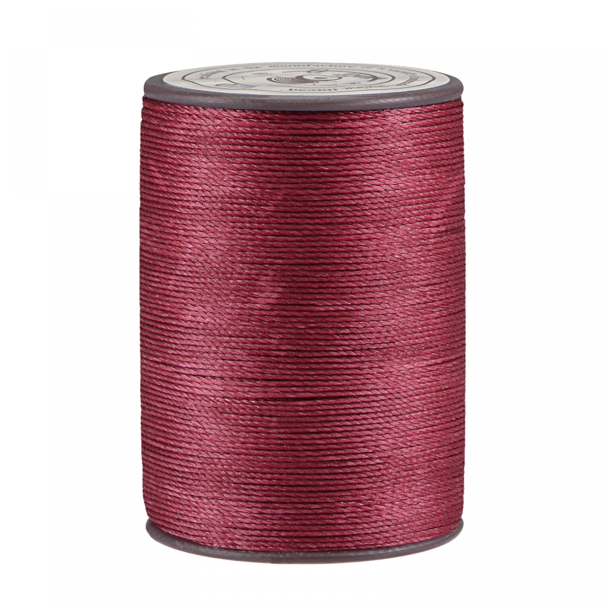 Fil ciré fin en polyester marron idéal pour vos projets de tissage à la main créatifs