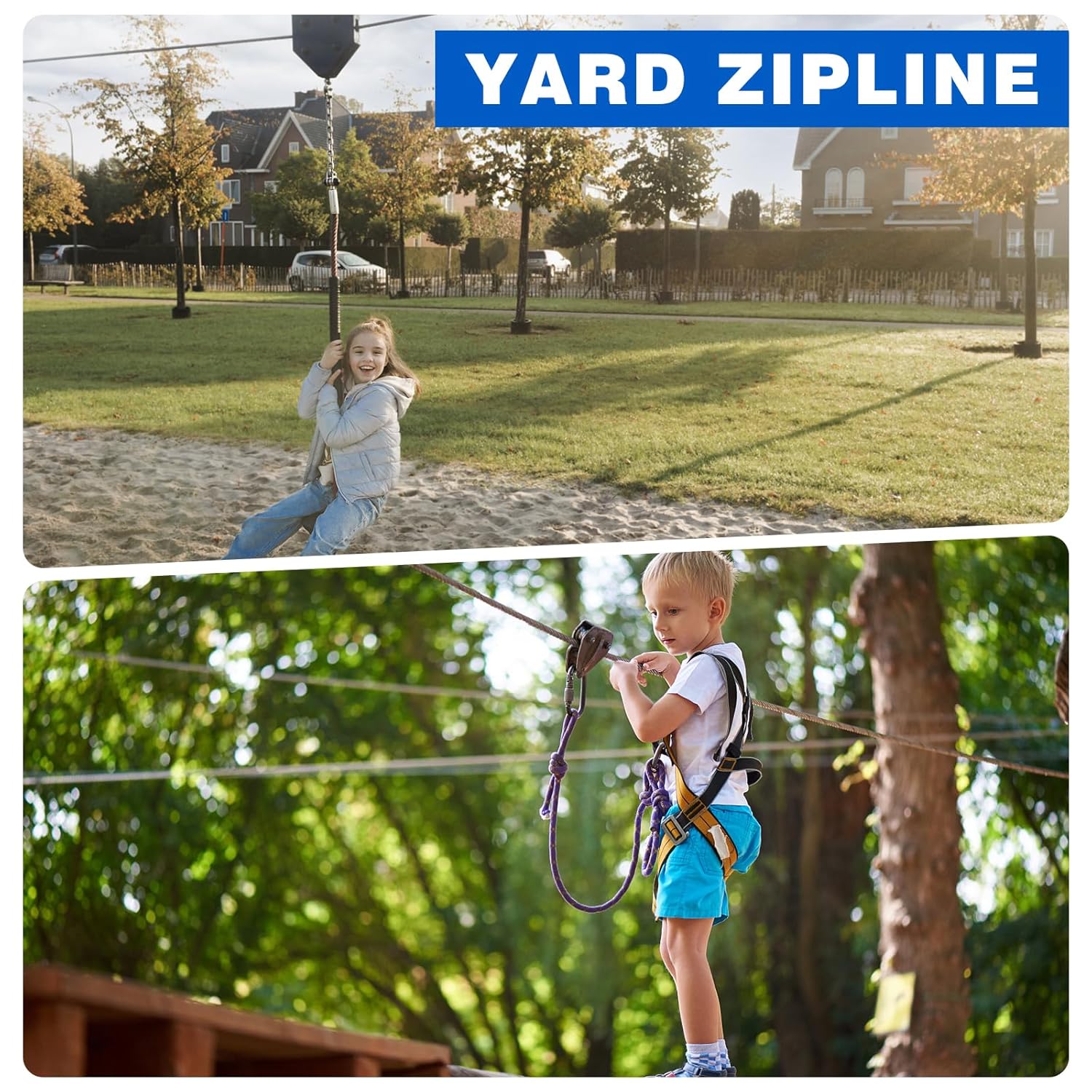 5/16 Stainless Steel Cable, Heavy-Duty 7x19 Wire Rope for Zip Line, Boat Lift, Winch & Deck Railing, 9000 lbs Breaking Strength, Marine-Grade Cable Line with Pre-Looped Ends (100 feet) - Image 2