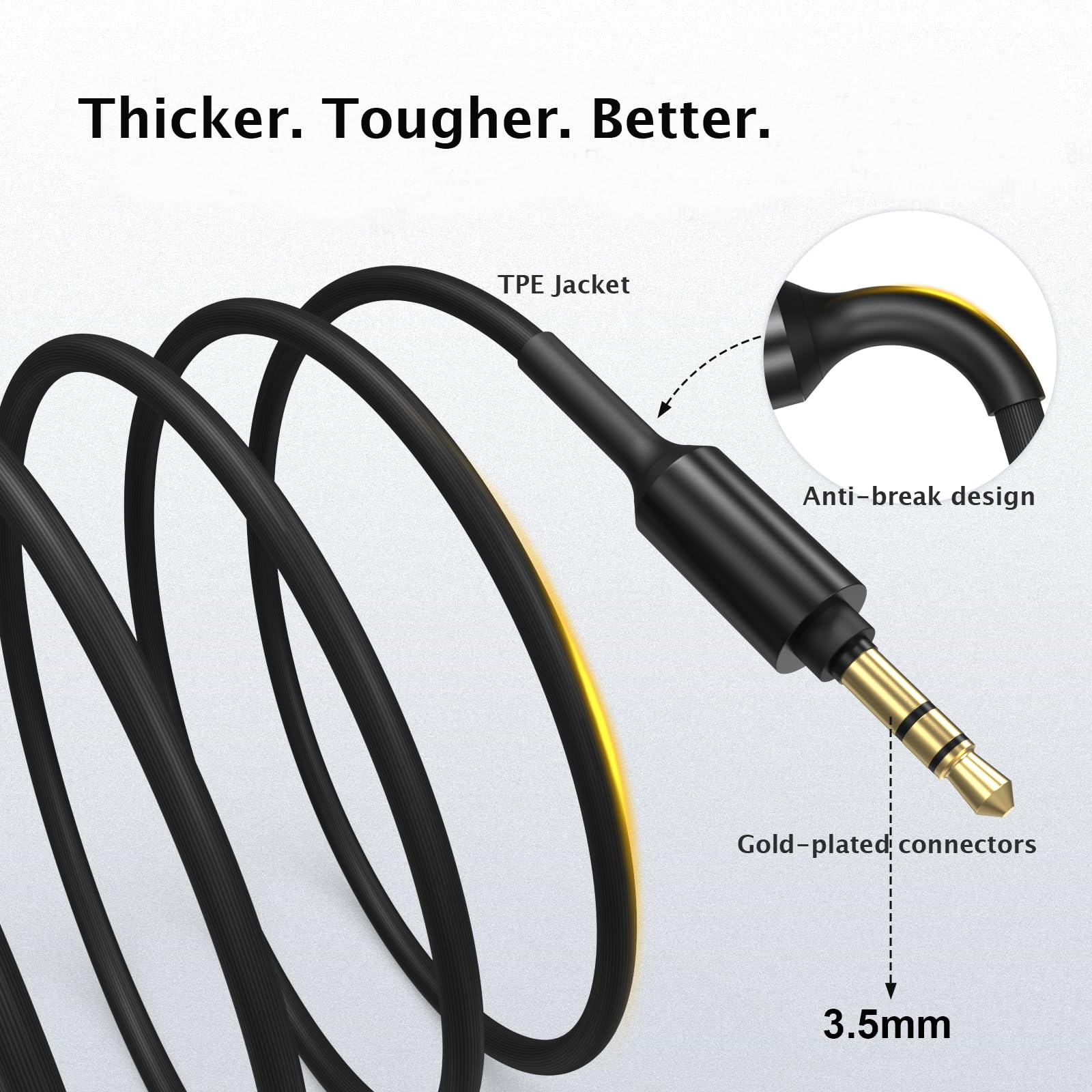 Amazon | 交換用オーディオ WH-1000X ヘッドホン Auxケーブルコード