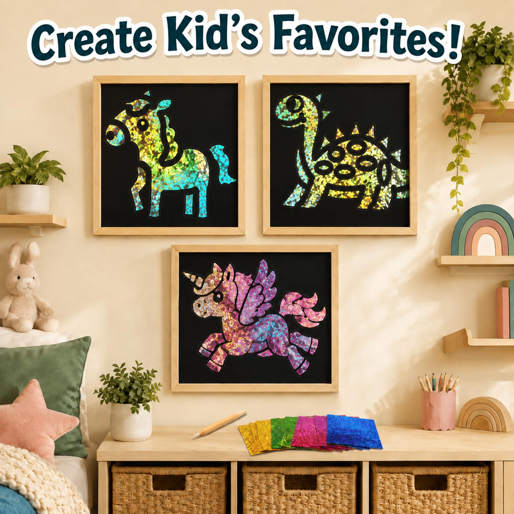 Kit d'artisanat en aluminium pour enfants, activités artistiques et
