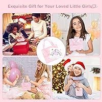 Vista 6 de Kit de fabricación de pulseras con dijes para niñas, regalo para niñas de 5, 6, 7, 8, 9, 10, suministros para hacer joyas, cuentas, kit de 68