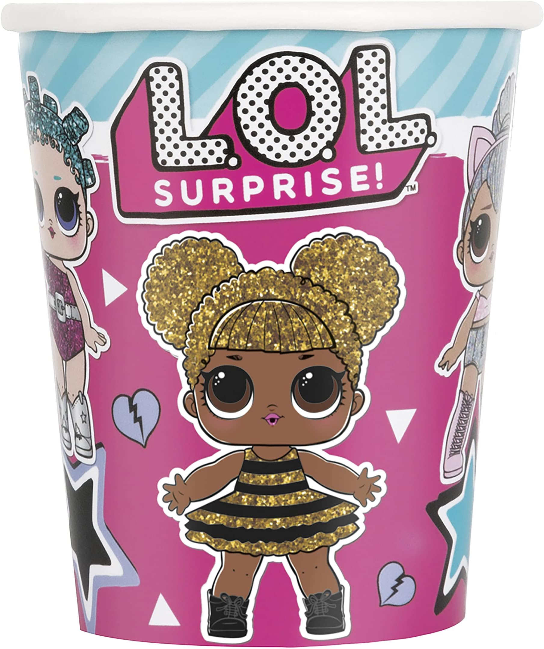 Unique 23803 Bags - LOL Surprise Party-Pack of 8, Multicolour