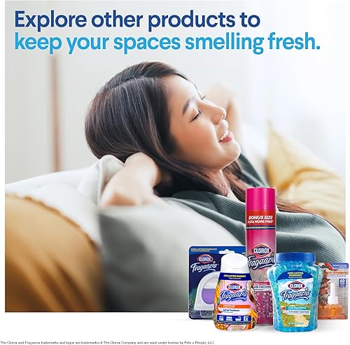 Miniatura 7 de Clorox Fraganzia - Ambientador de gel con aroma hawaiano, sin enchufe, sin batería, para habitaciones pequeñas, armarios, cocinas, baños, oficinas y