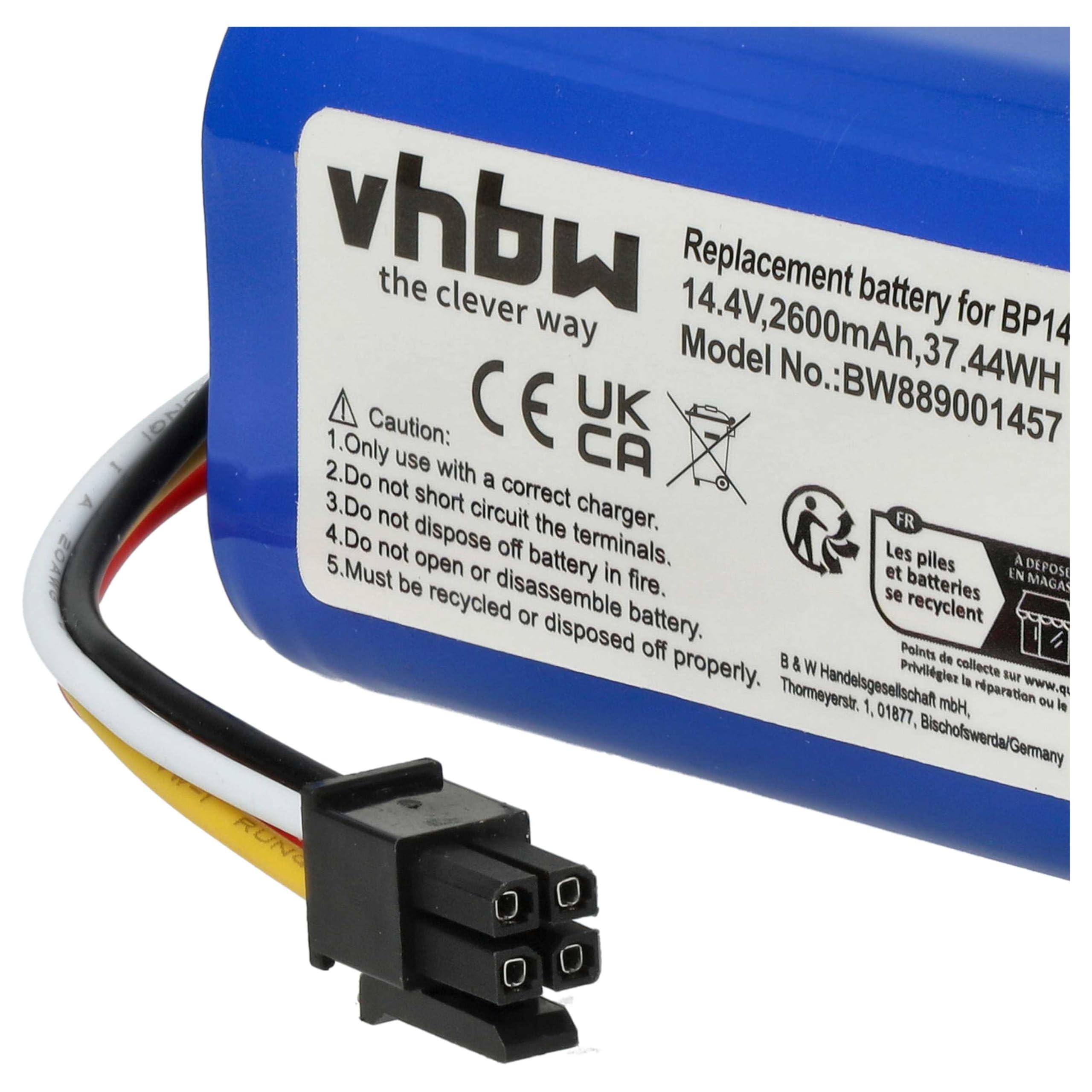 vhbw Batería reemplaza Eureka/Midea BP14435A
