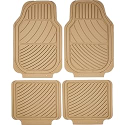 Alfombrillas Bmw E60 Sumex Carat10 - Alfombra Goma Universal Carat Beige, 4 Piezas