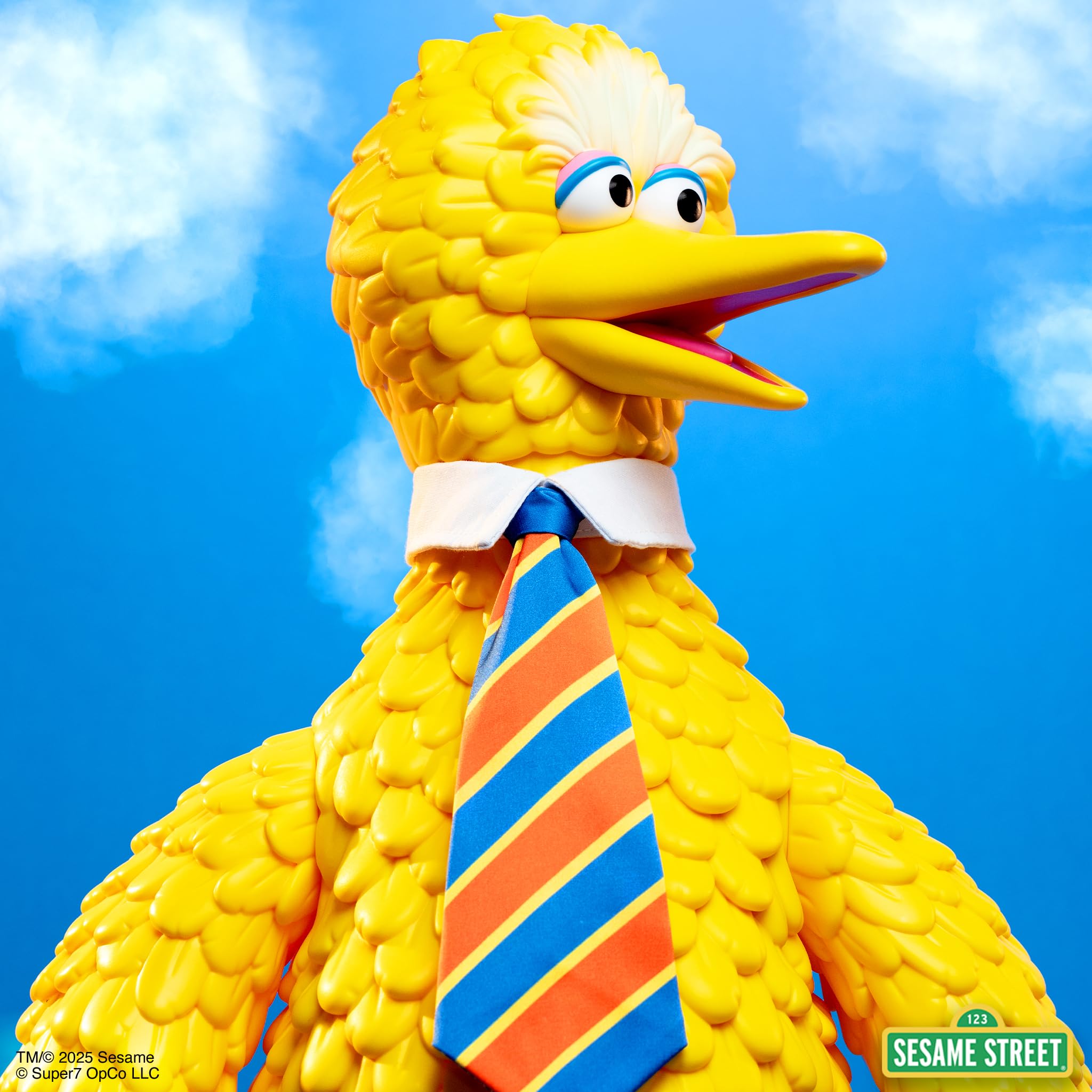 Amazon.com: Super7 Sesame Street Supersize Vinyl - Big Bird Action