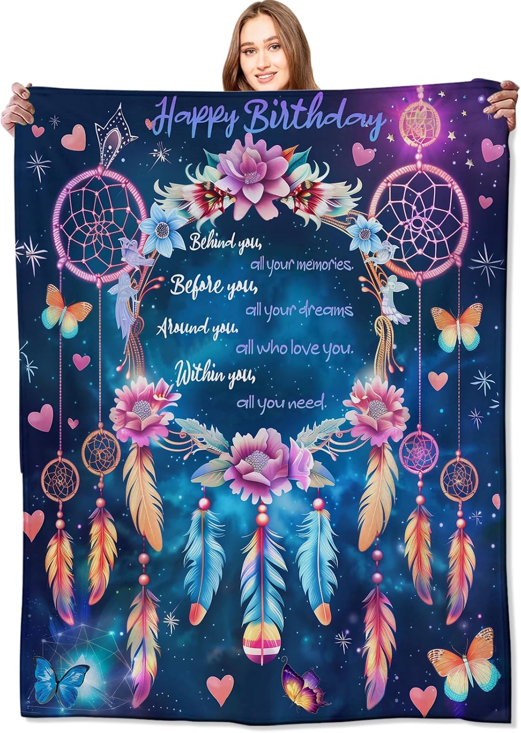 VODRM Birthday Gifts,Unique Best Gift Blanket 60x80in for