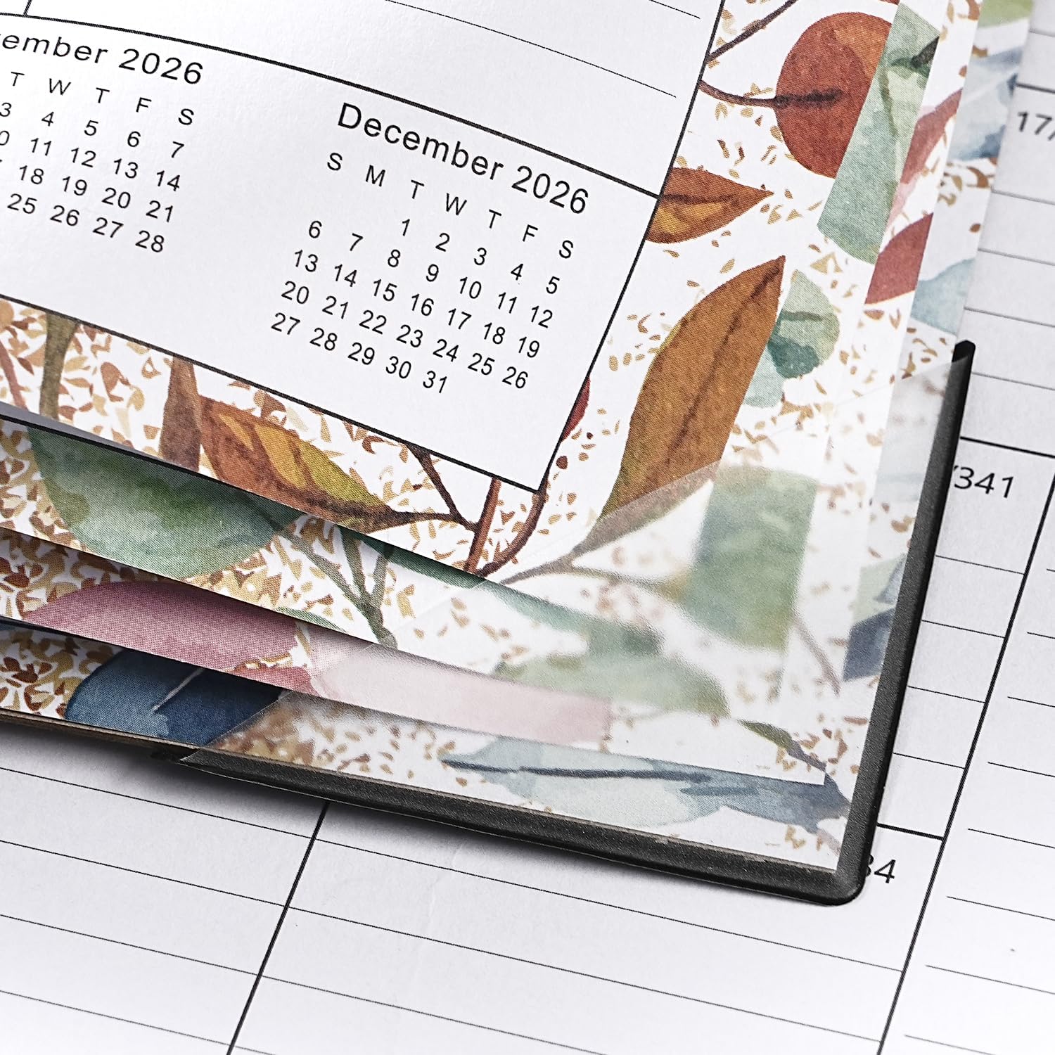 Coboll Desk Calendar 2025-2025 Calendar from January 2025 - December 2025, 14.8" x 11.6", 12 Monthly Desk Calendar with Protector Corner, Large Blocks