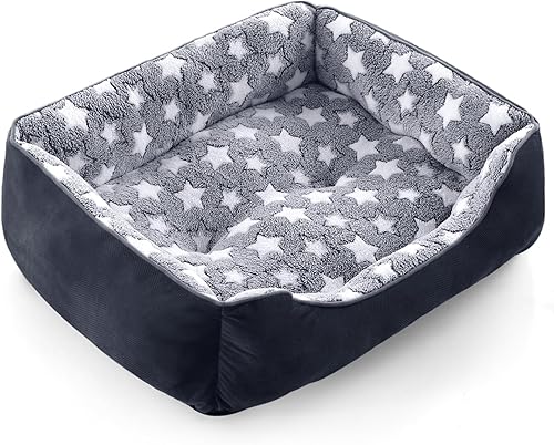 Miniatura 1 de GASUR Cama rectangular para perros medianos y pequeños, lavable a máquina, sofá para dormir, parte inferior antideslizante, camas para gatos de