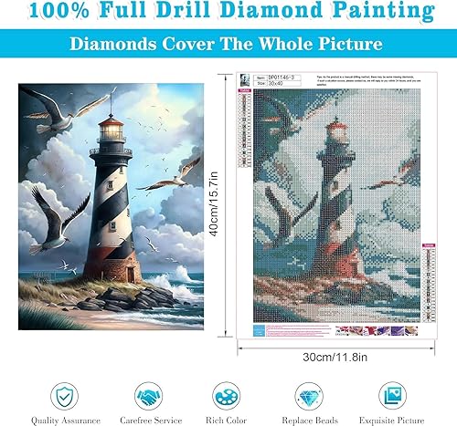 Miniatura 10 de WUDWL Kits de pintura de diamantes para adultos  Paquete de 6 piezas de arte de diamantes 5D de perforación completa con diamantes de perforación