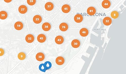 Owater: All fountains and water points