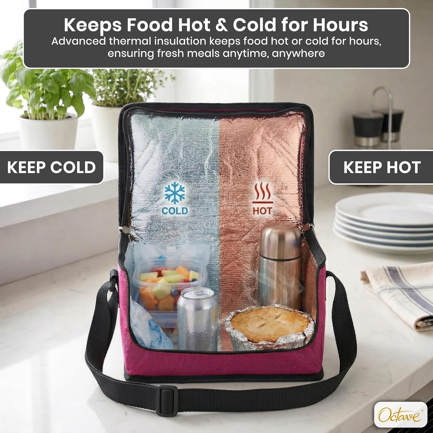 Octave® Insulated Cool Bag Collection Various Styles, Colours & Sizes