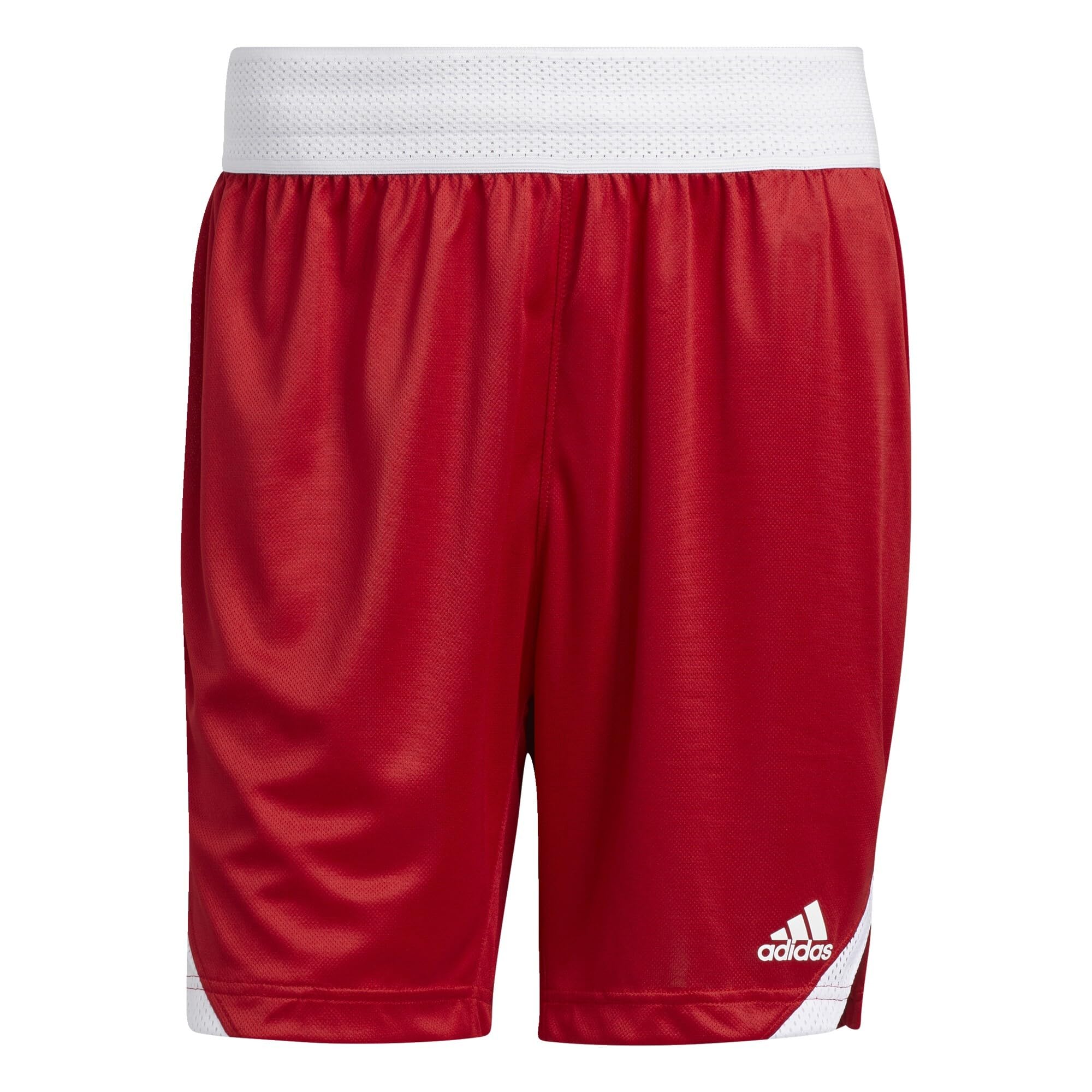 adidas Men's Icon Squad Shorts, Team Power Red/White/White, S