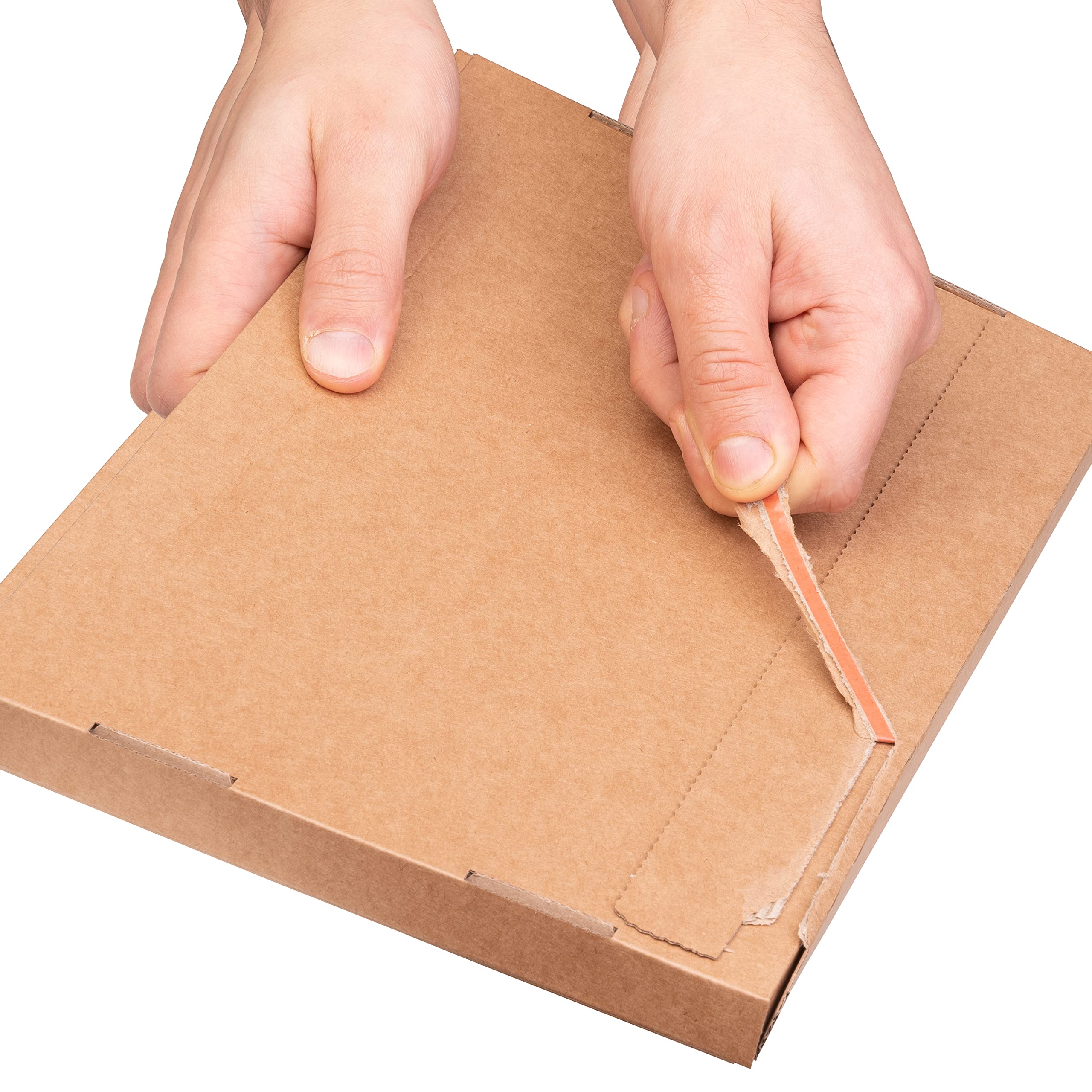 BIGtec 350 Großbriefkartons 300 x 200 x 20mm braun Faltschachtel Post Großbrief Karton Versand Verpackung Postkarton Selbstklebeverschluss selbstklebend Aufreißfaden DHL Paket Päckchen DPD Hermes GLS