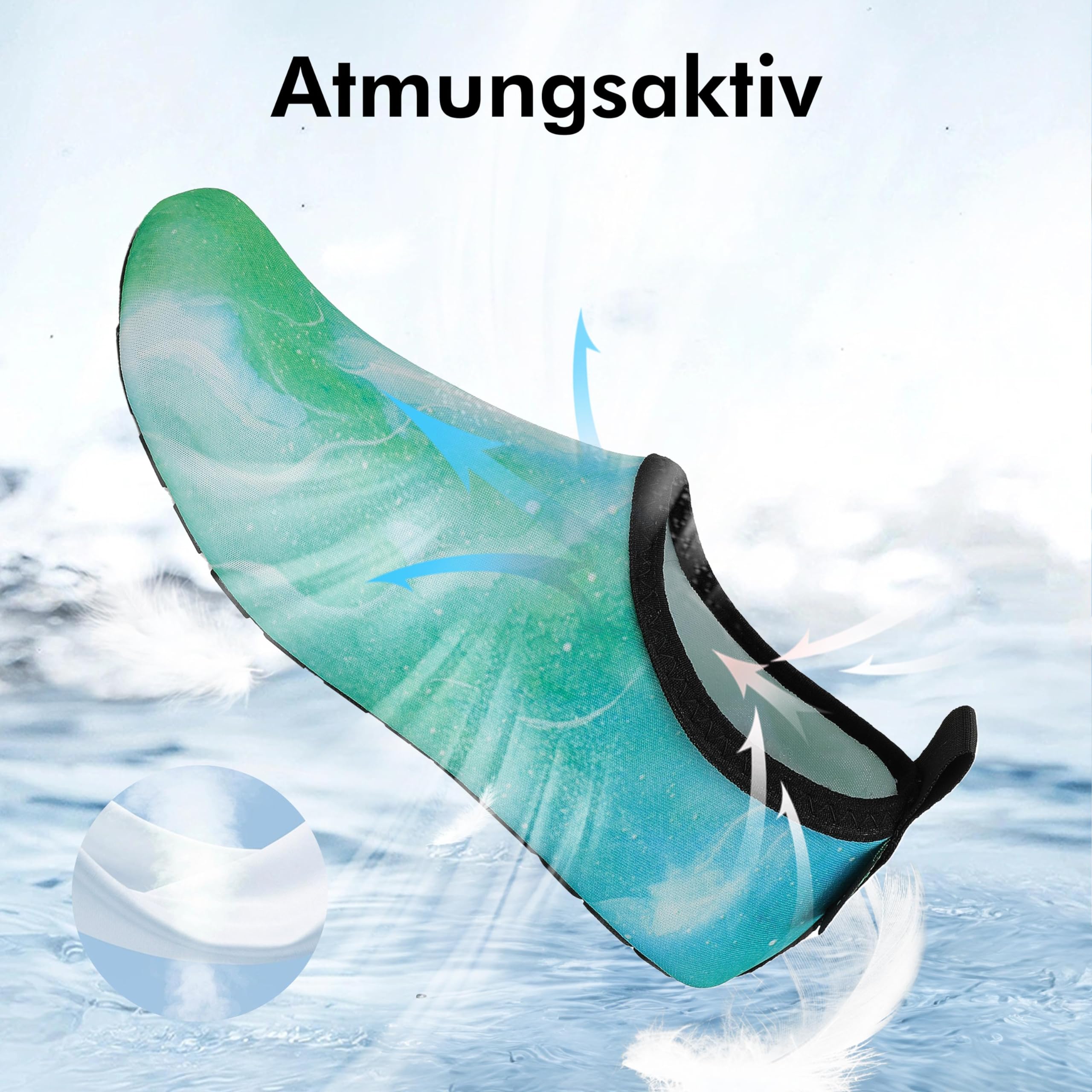 SAGUARO Scarpe da Scoglio Donna Uomo da Immersione Scarpette da Surf Water Shoes Barefoot per Bagno Spiaggia Mare Snorkel Yoga